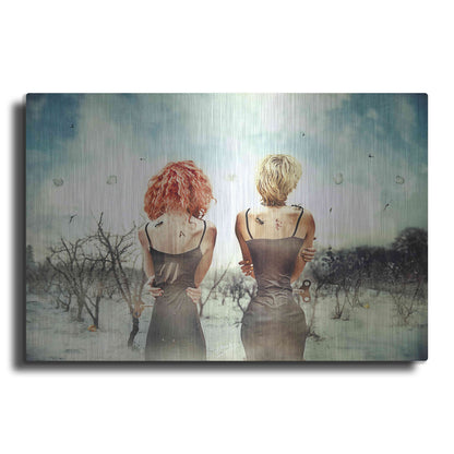 Luxe Metal Art 'Conversation' by Mario Sanchez Nevado, Metal Wall Art