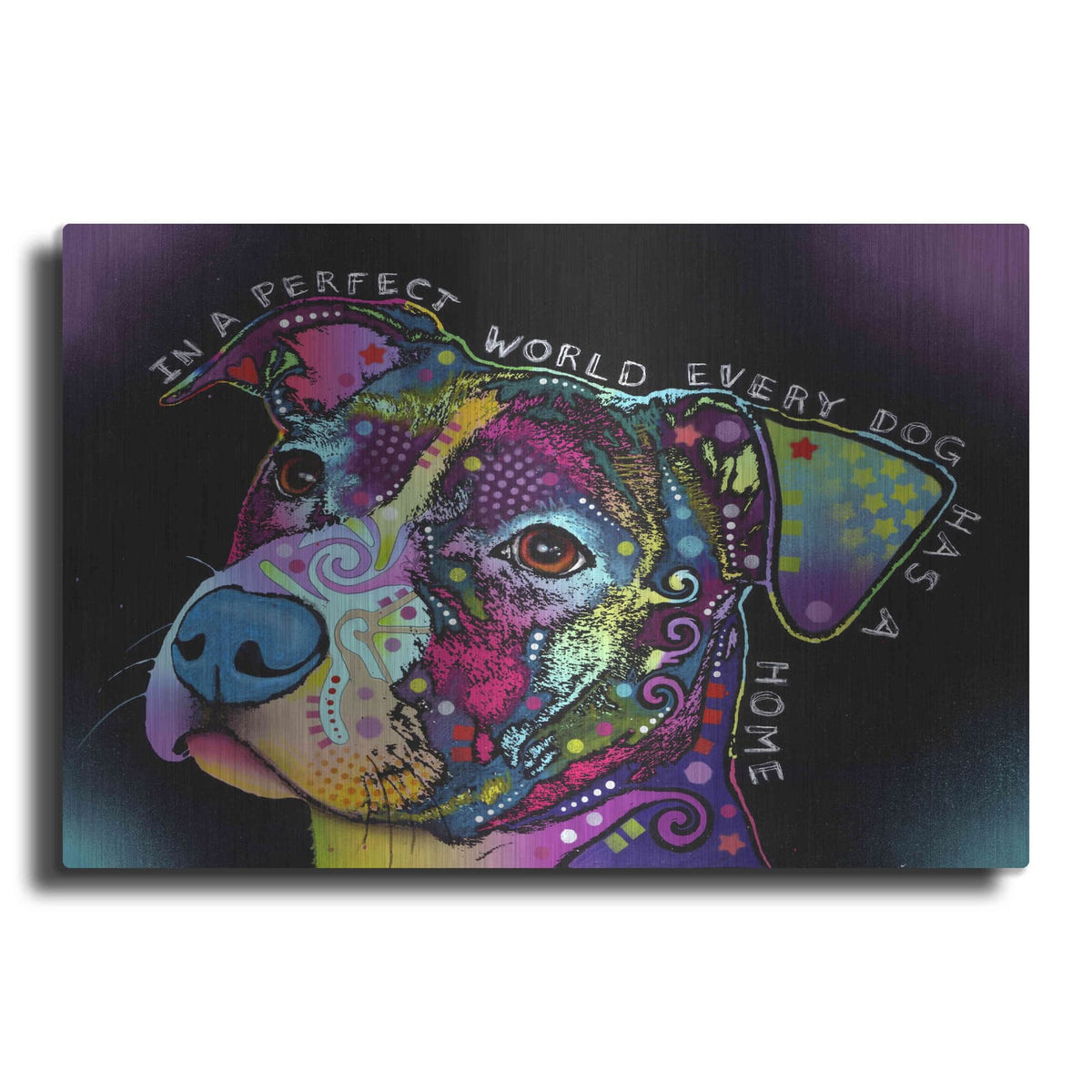 'In A Perfect World' by Dean Russo – Metal Wall Art