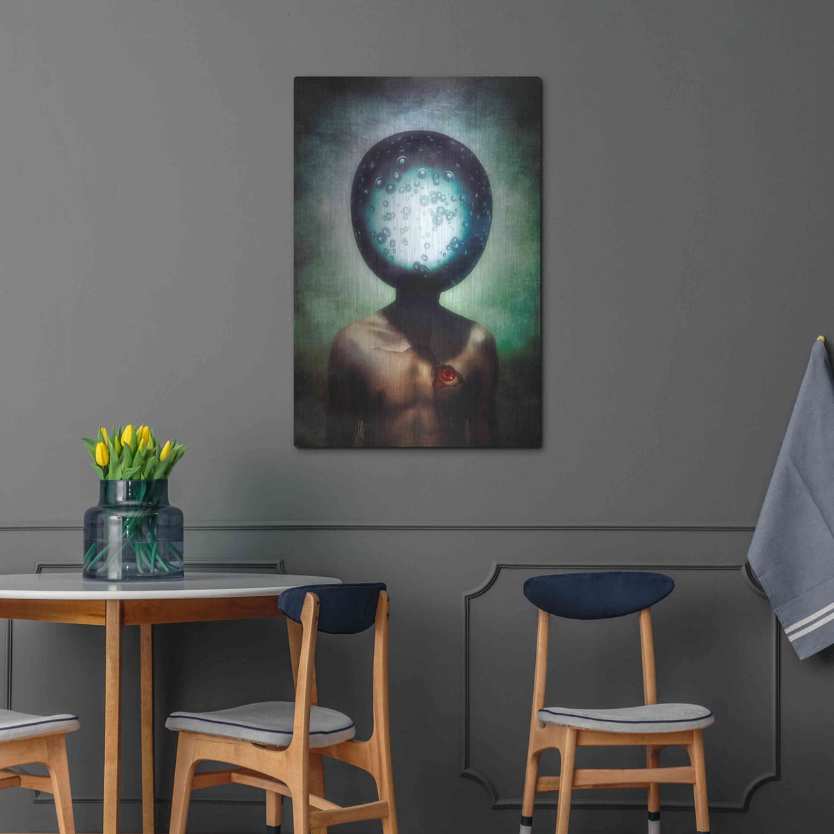 'Feel' by Mario Sanchez Nevado – Metal Wall Art, 24x36 room view