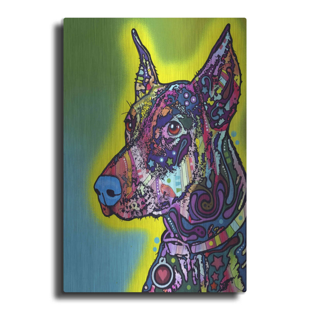 'Doberman' by Dean Russo – Metal Wall Art