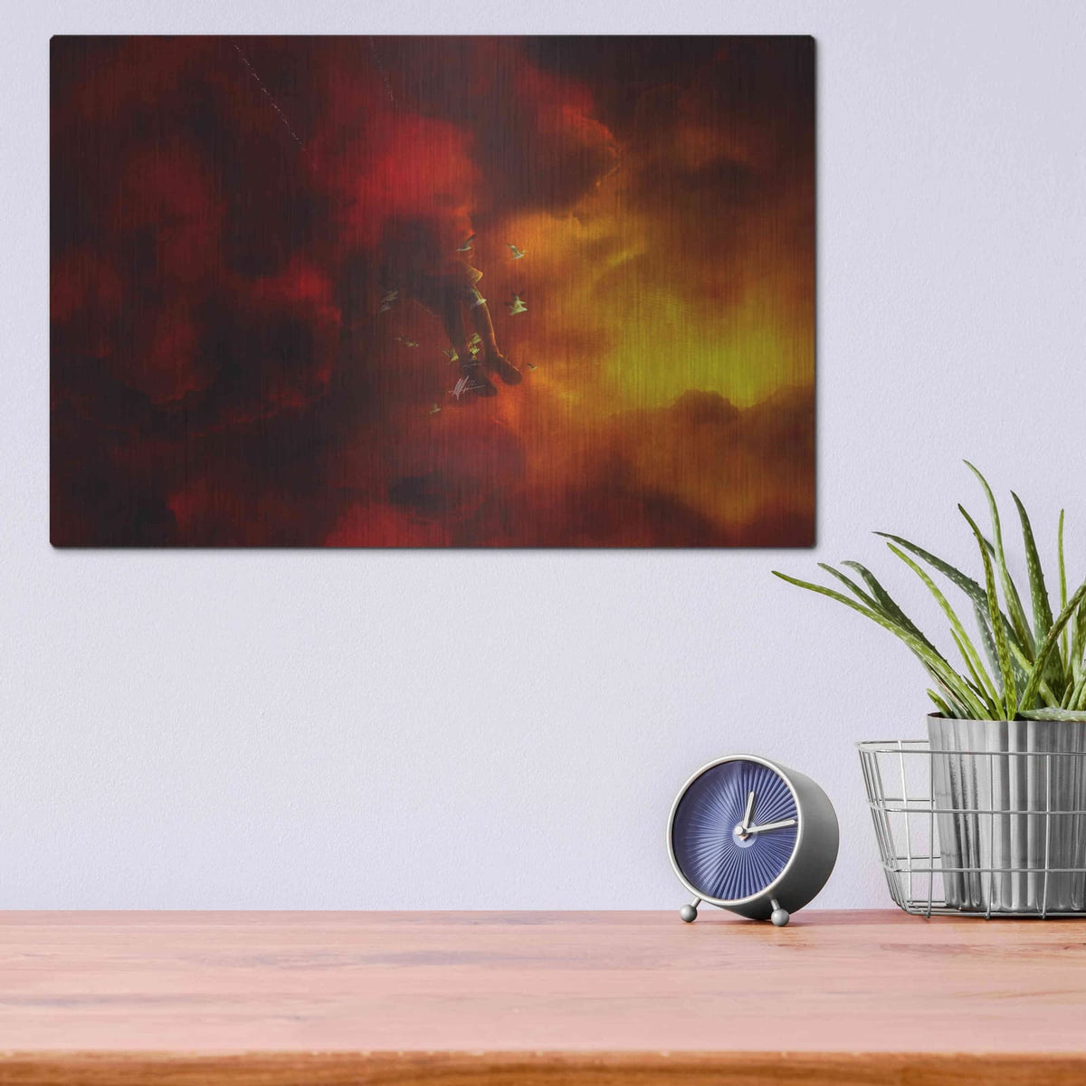 'A Dream of Doubts' by Mario Sanchez Nevado – Metal Wall Art, 16x12 room view