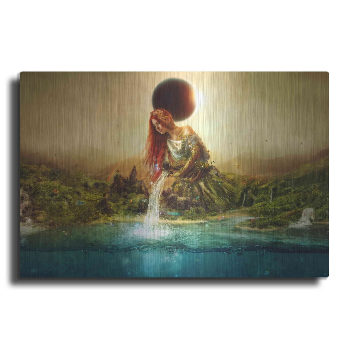 'Fountain of Eternity' by Mario Sanchez Nevado – Metal Wall Art