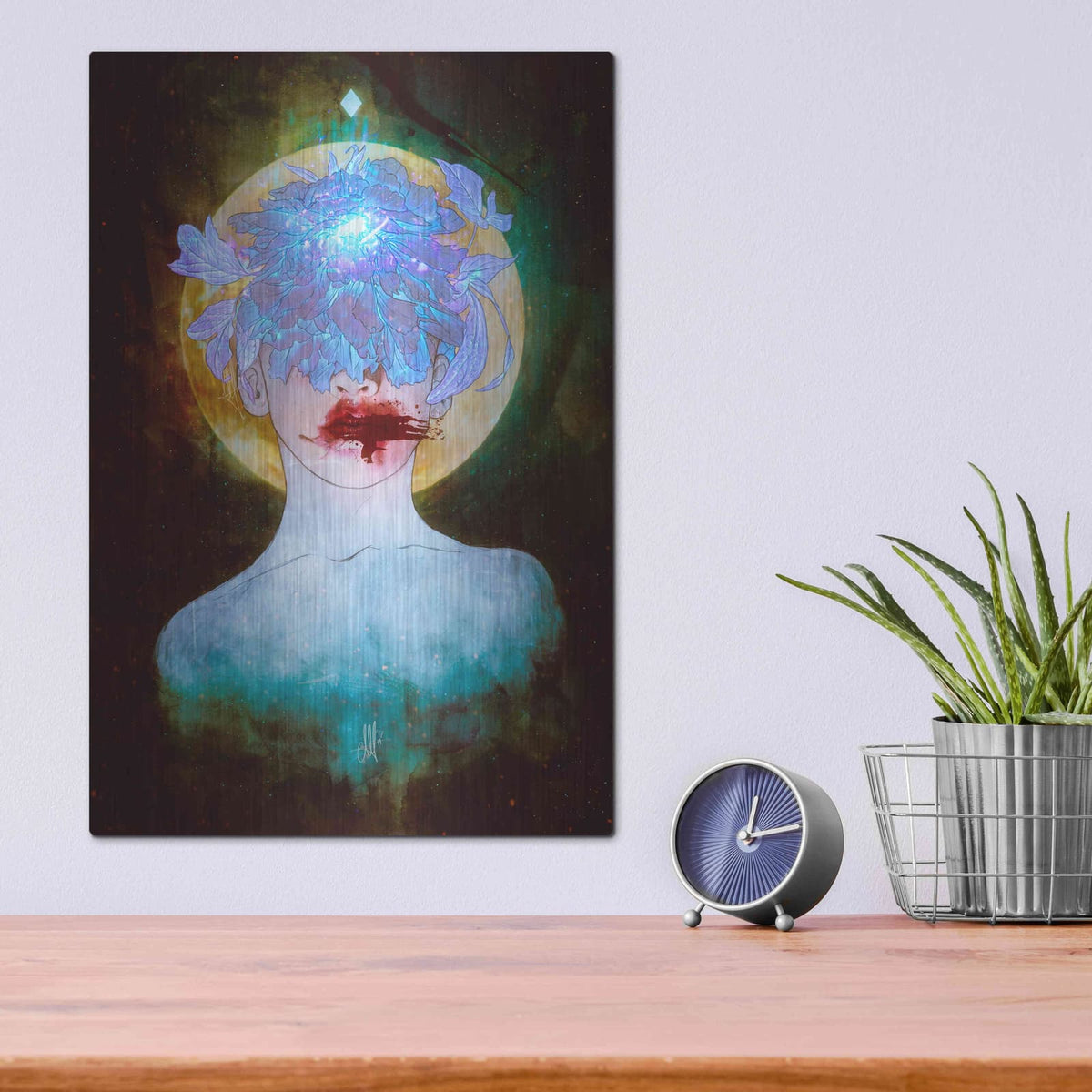 'Ghosts' by Mario Sanchez Nevado – Metal Wall Art, 12x16 room view