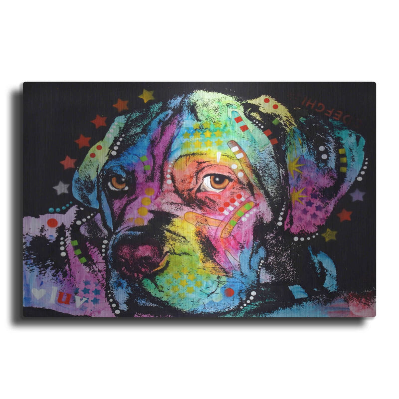 'Young Mastiff' by Dean Russo – Metal Wall Art