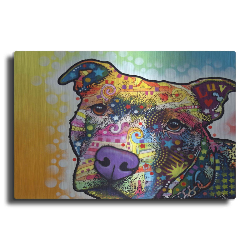 'Contemplative Pit' by Dean Russo – Metal Wall Art