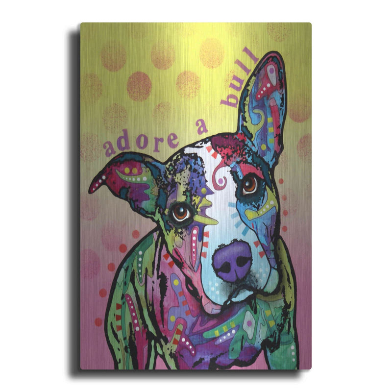 'Adoreabull' by Dean Russo – Metal Wall Art