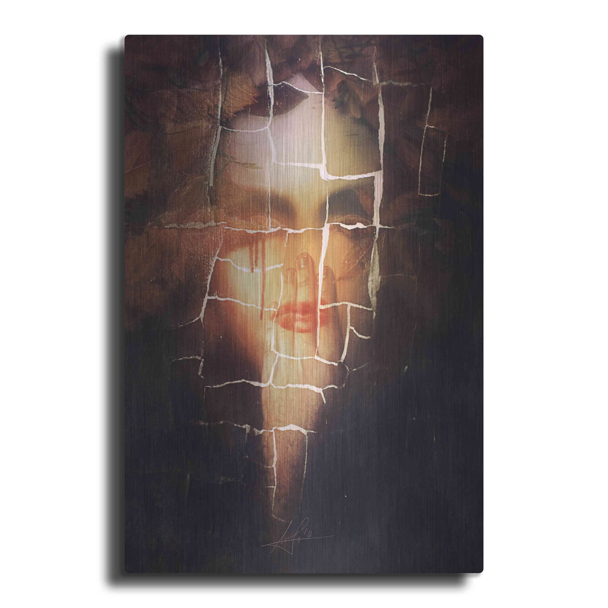 'Leaves' by Mario Sanchez Nevado – Metal Wall Art