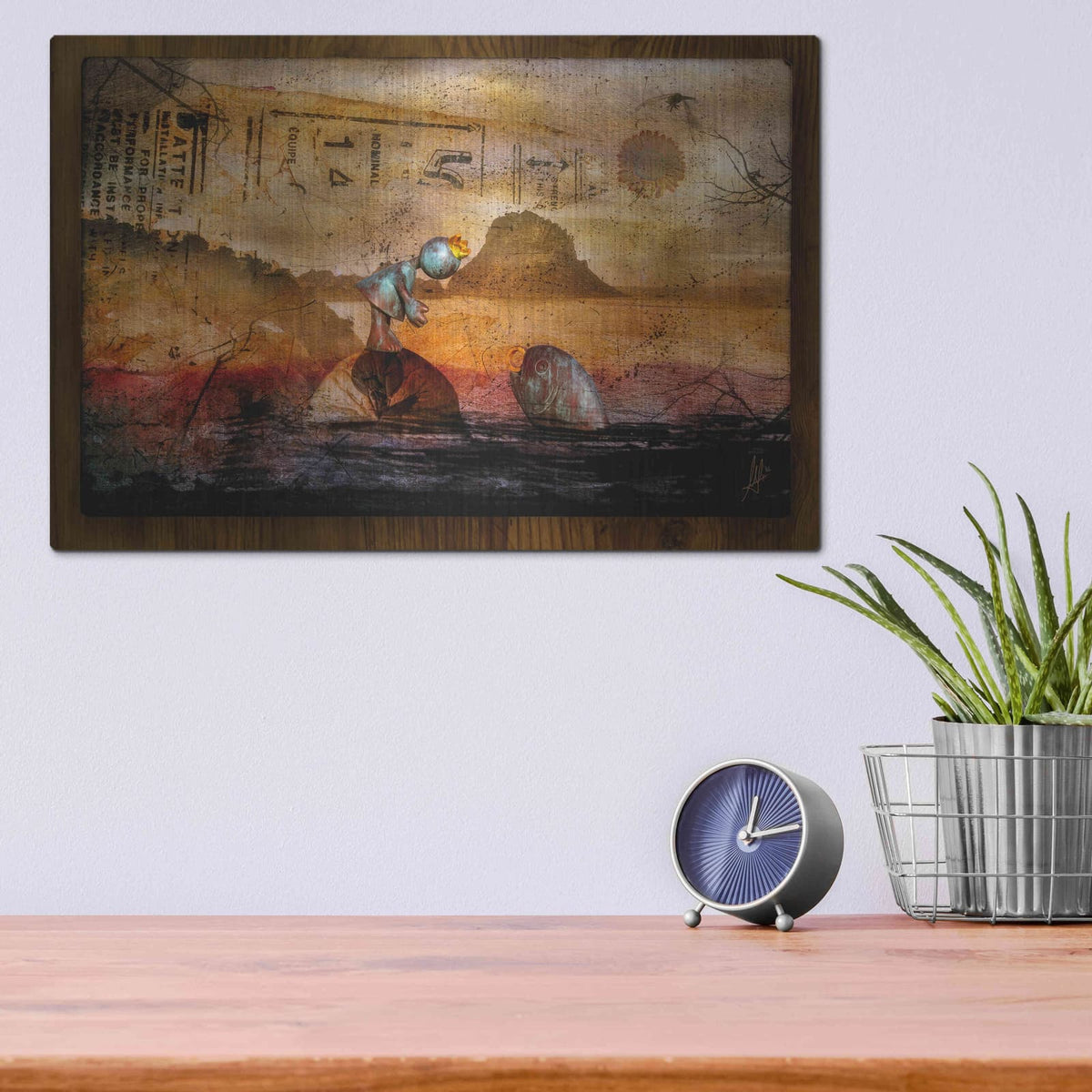 'Once Upon A Time' by Mario Sanchez Nevado – Metal Wall Art, 16x12 room view