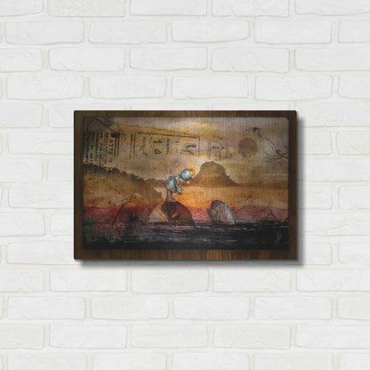 Luxe Metal Art 'Once Upon A Time' by Mario Sanchez Nevado, Metal Wall Art,24x16