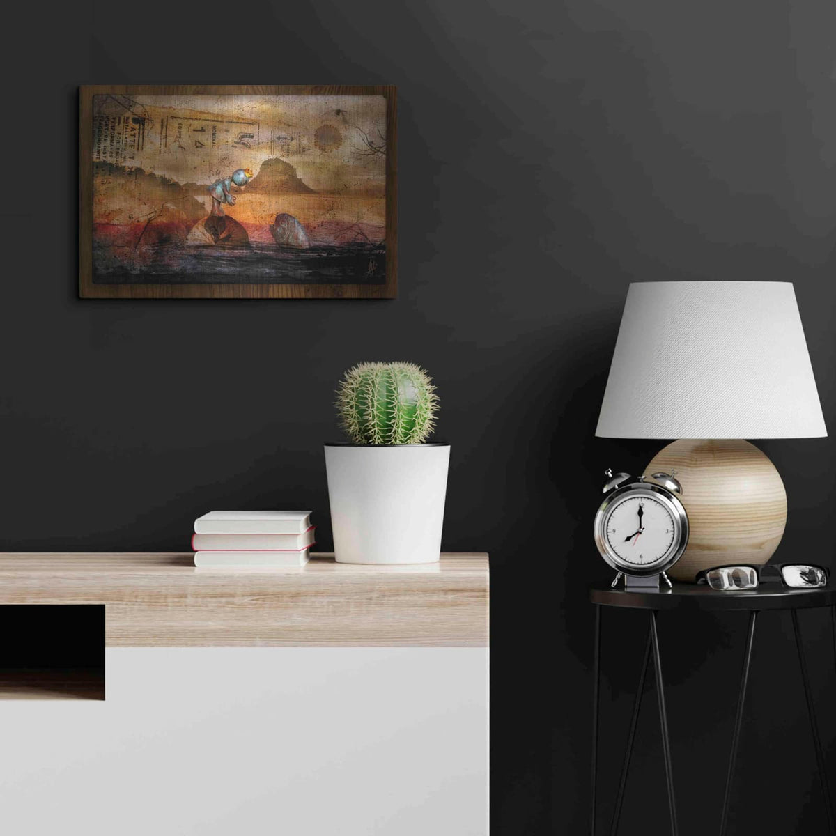 'Once Upon A Time' by Mario Sanchez Nevado – Metal Wall Art, 24x16 room view