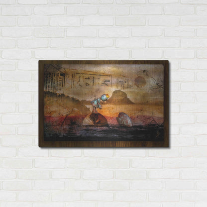 Luxe Metal Art 'Once Upon A Time' by Mario Sanchez Nevado, Metal Wall Art,36x24