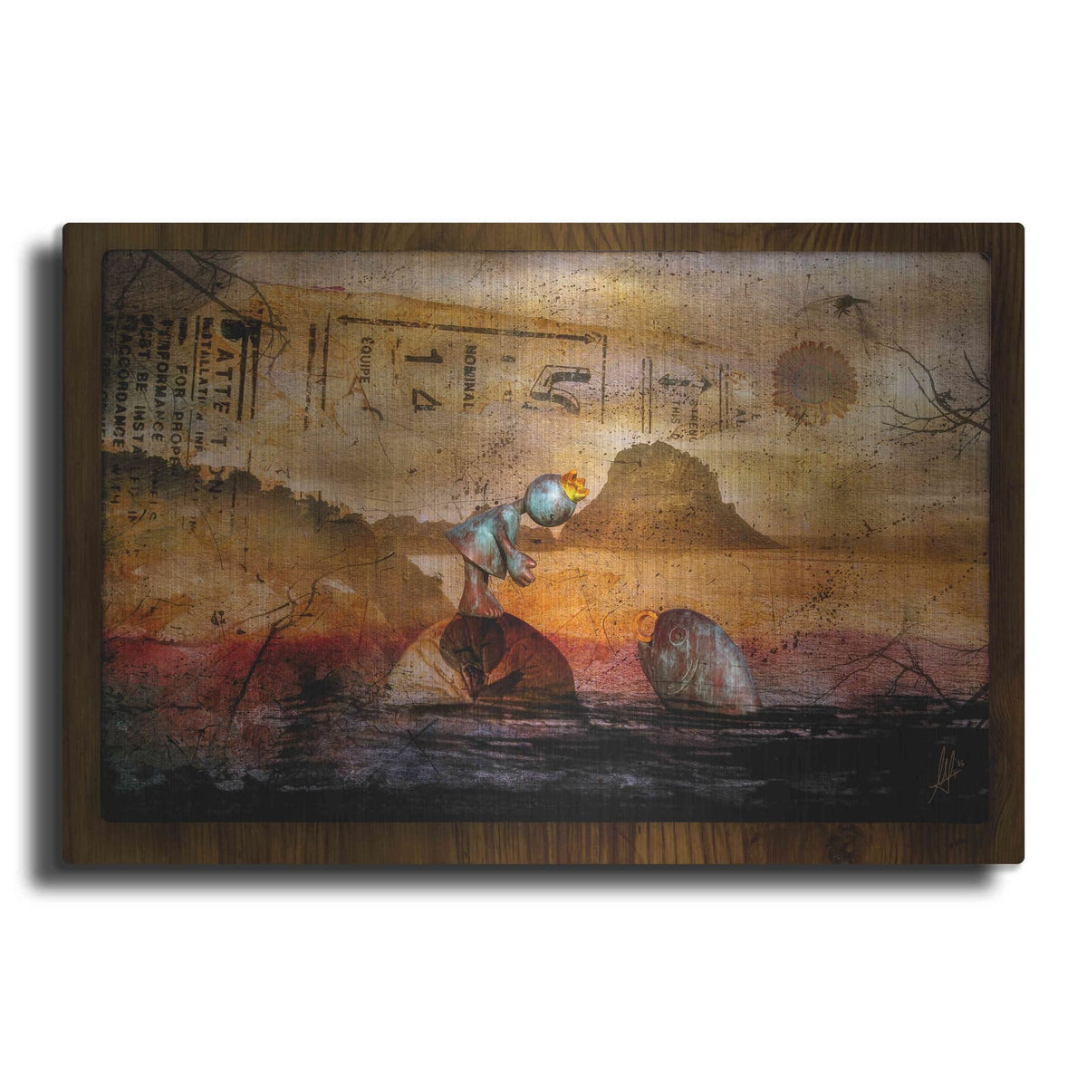 'Once Upon A Time' by Mario Sanchez Nevado – Metal Wall Art