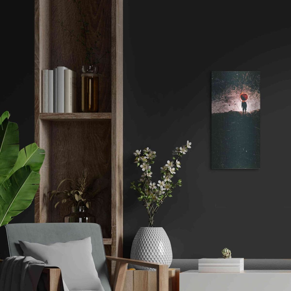 'One More Day' by Mario Sanchez Nevado – Metal Wall Art, 12x24 room view