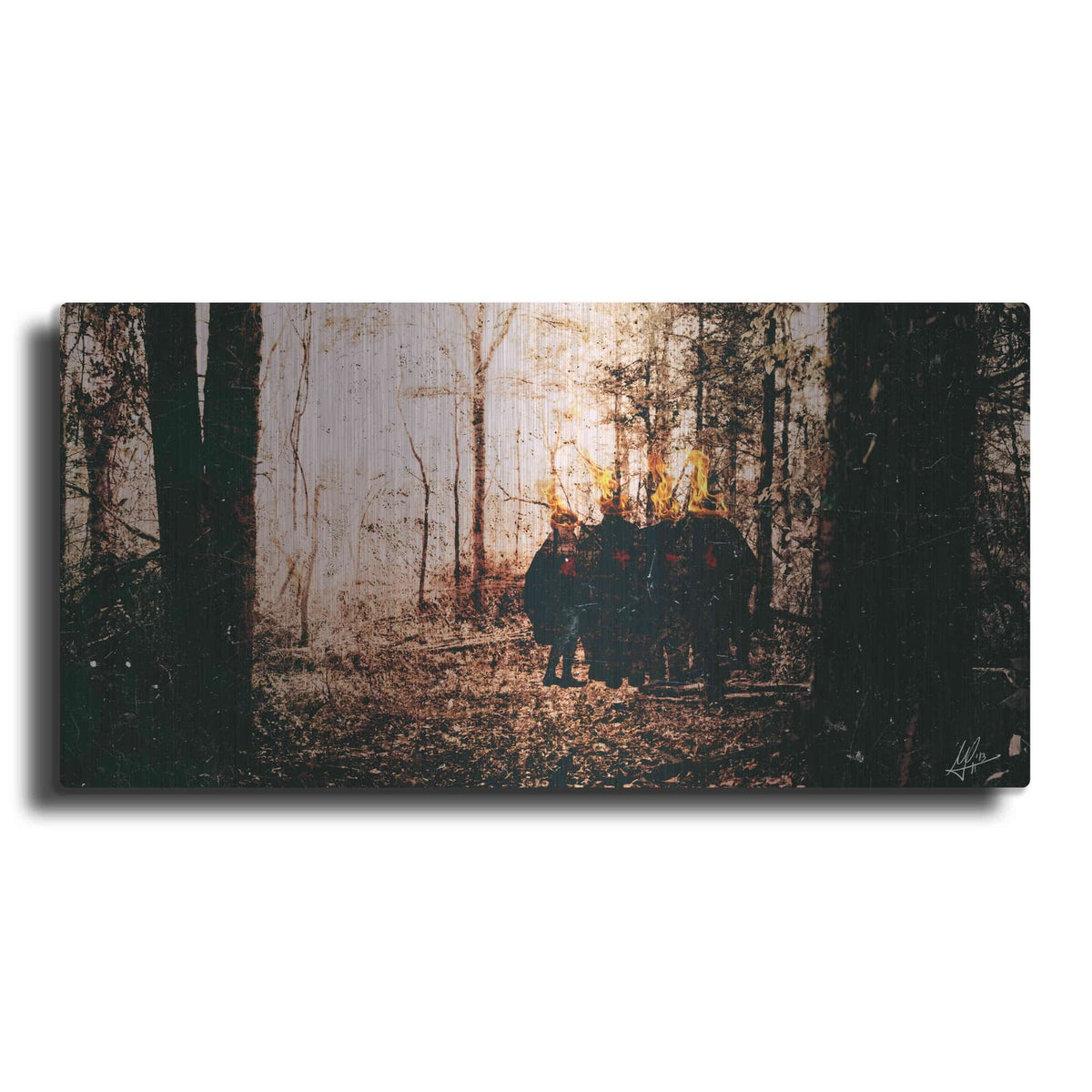 'People Are Dying' by Mario Sanchez Nevado – Metal Wall Art