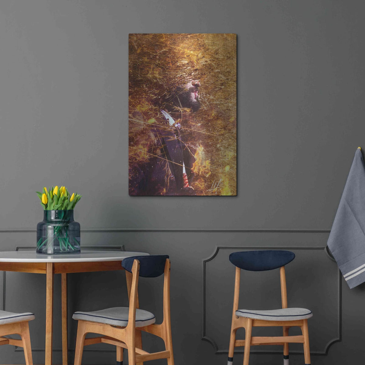 'Phoenix' by Mario Sanchez Nevado – Metal Wall Art, 24x36 room view