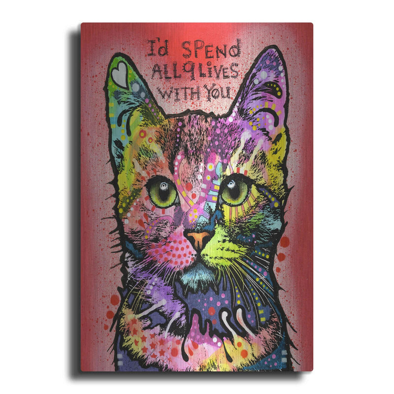 '9 Lives' by Dean Russo – Metal Wall Art