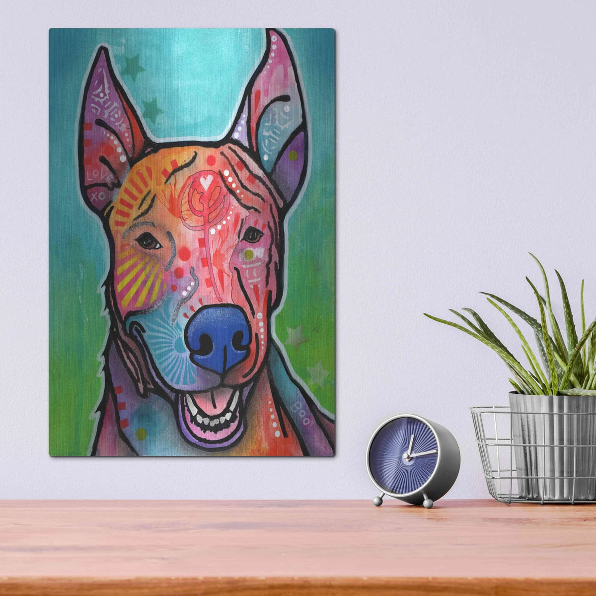 'Boo' by Dean Russo – Metal Wall Art, 12x16 room view