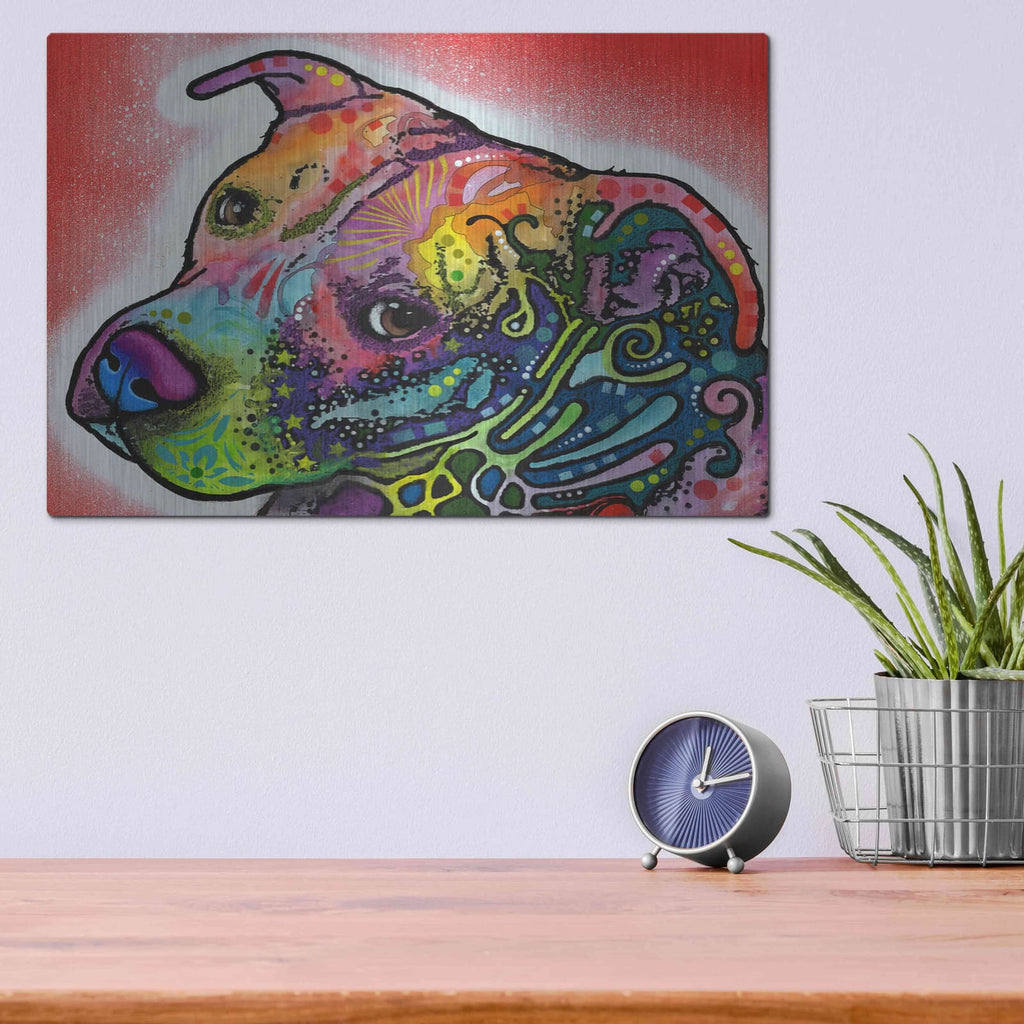 'Mocha' by Dean Russo – Metal Wall Art, 16x12 room view