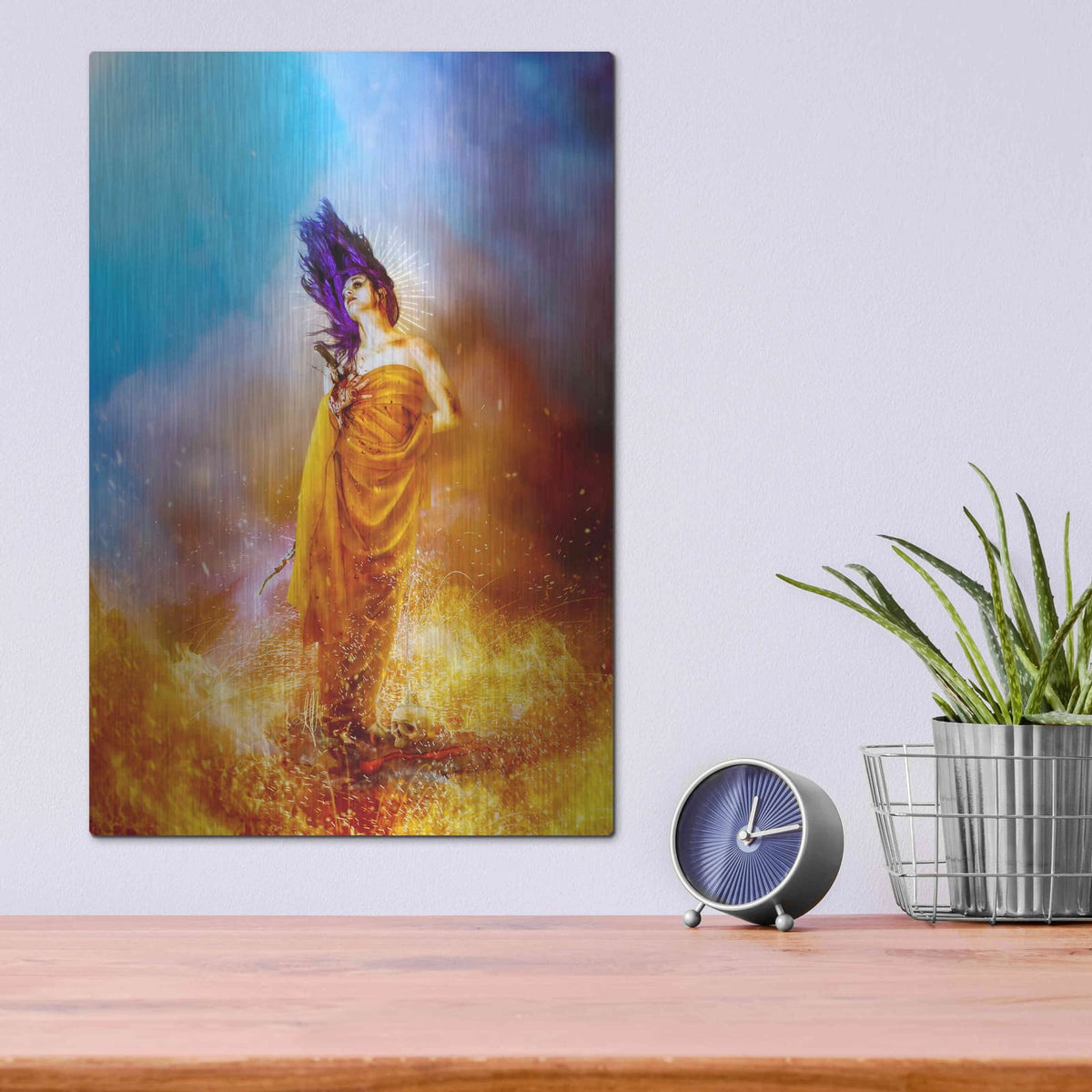 'Plus Ultra' by Mario Sanchez Nevado – Metal Wall Art, 12x16 room view