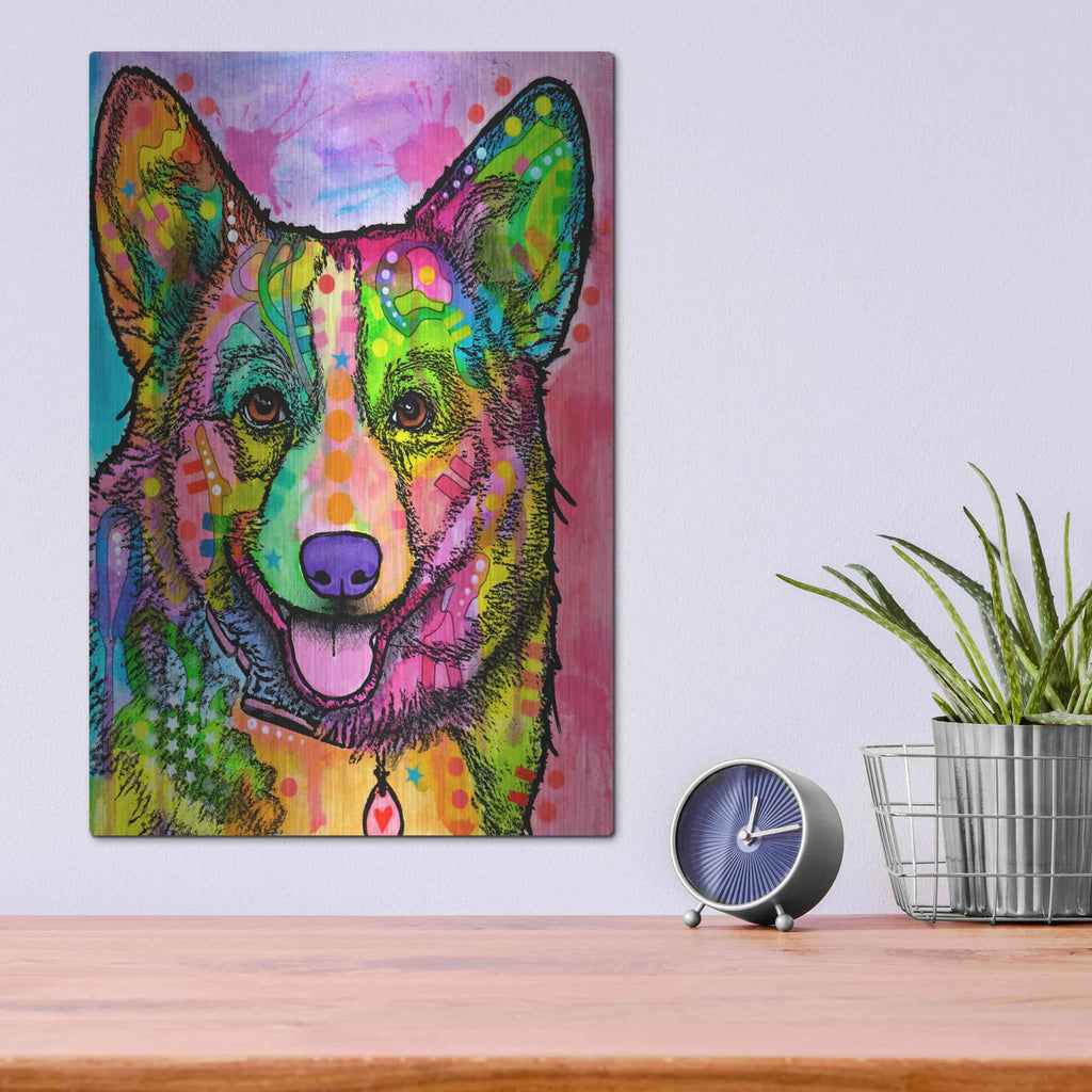 'Corgi Ii' by Dean Russo – Metal Wall Art, 12x16 room view