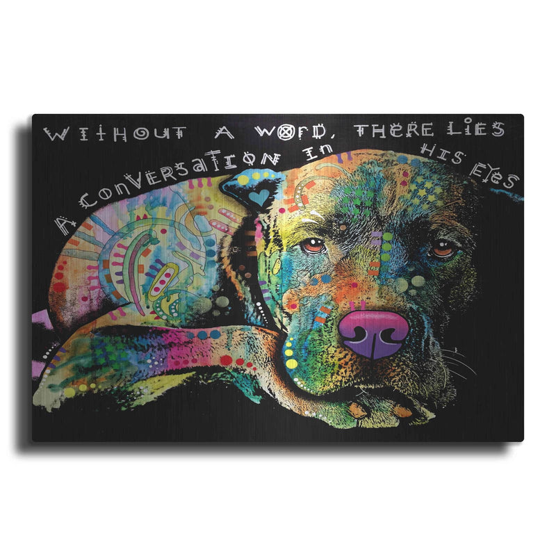 'Without A Word' by Dean Russo – Metal Wall Art