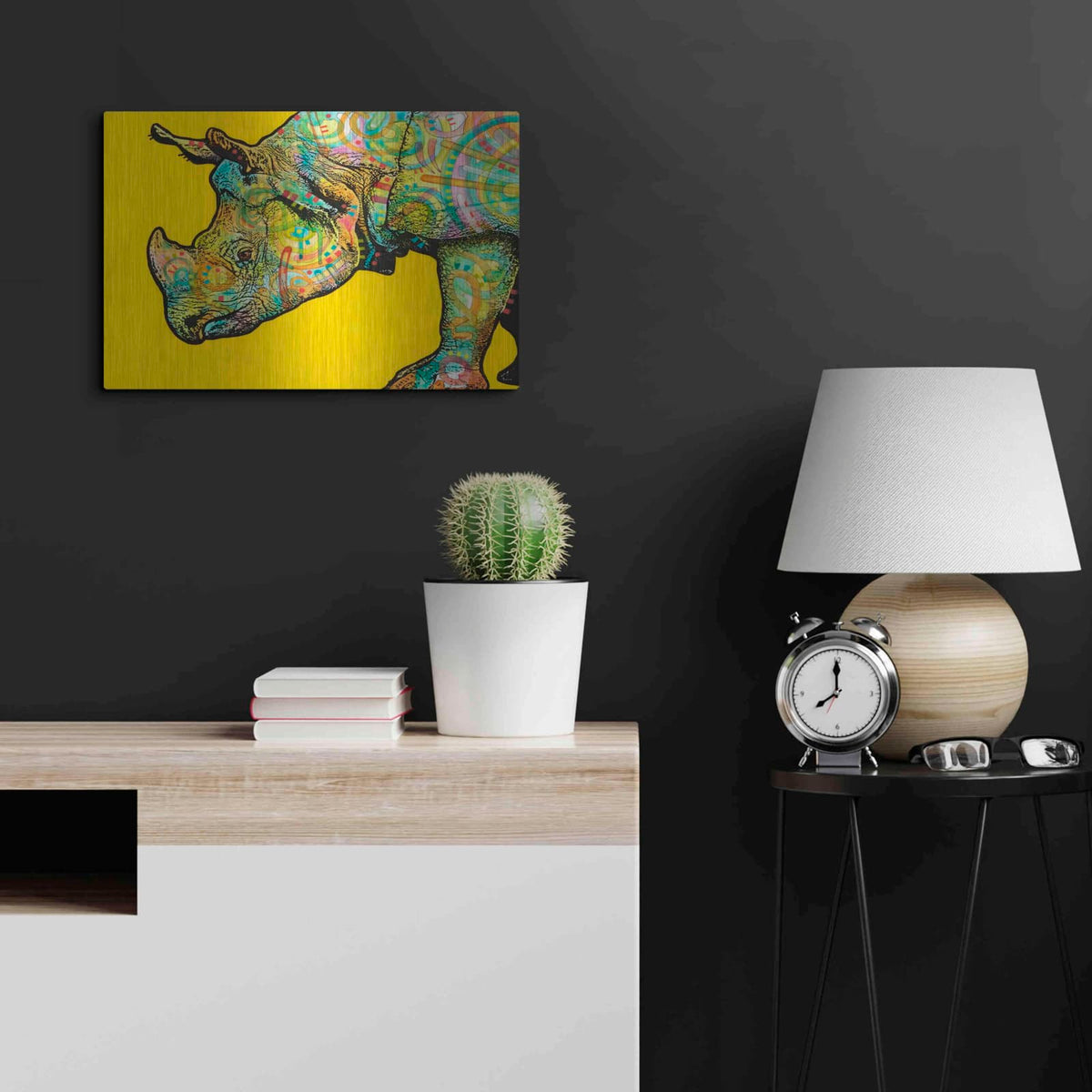 'Java' by Dean Russo – Metal Wall Art, 24x16 room view