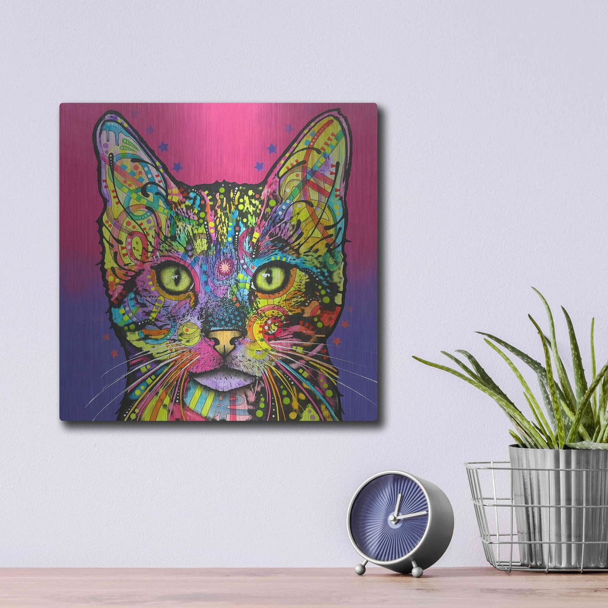 'Shiva' by Dean Russo – Metal Wall Art, 12x12 room view