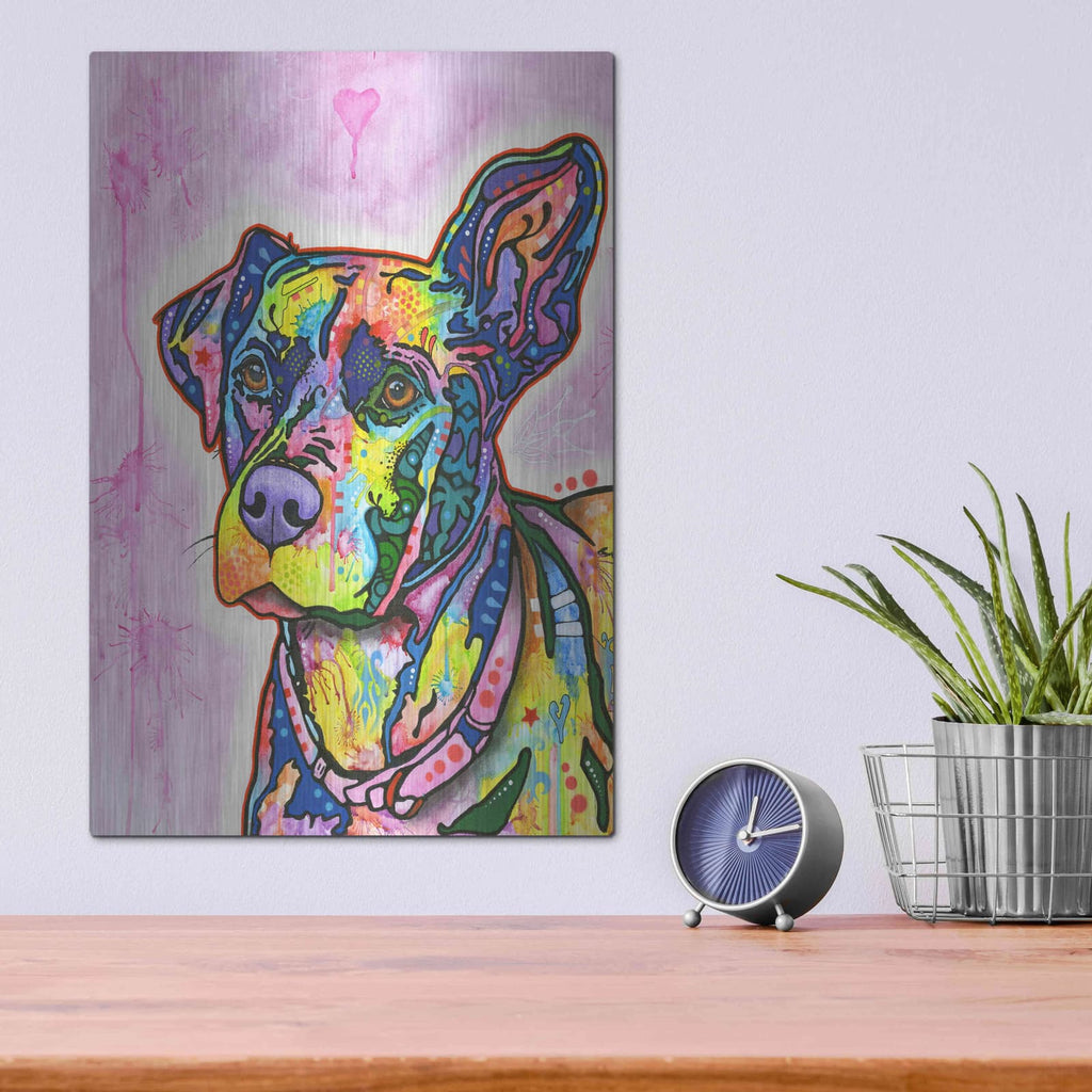 'Keen' by Dean Russo – Metal Wall Art, 12x16 room view