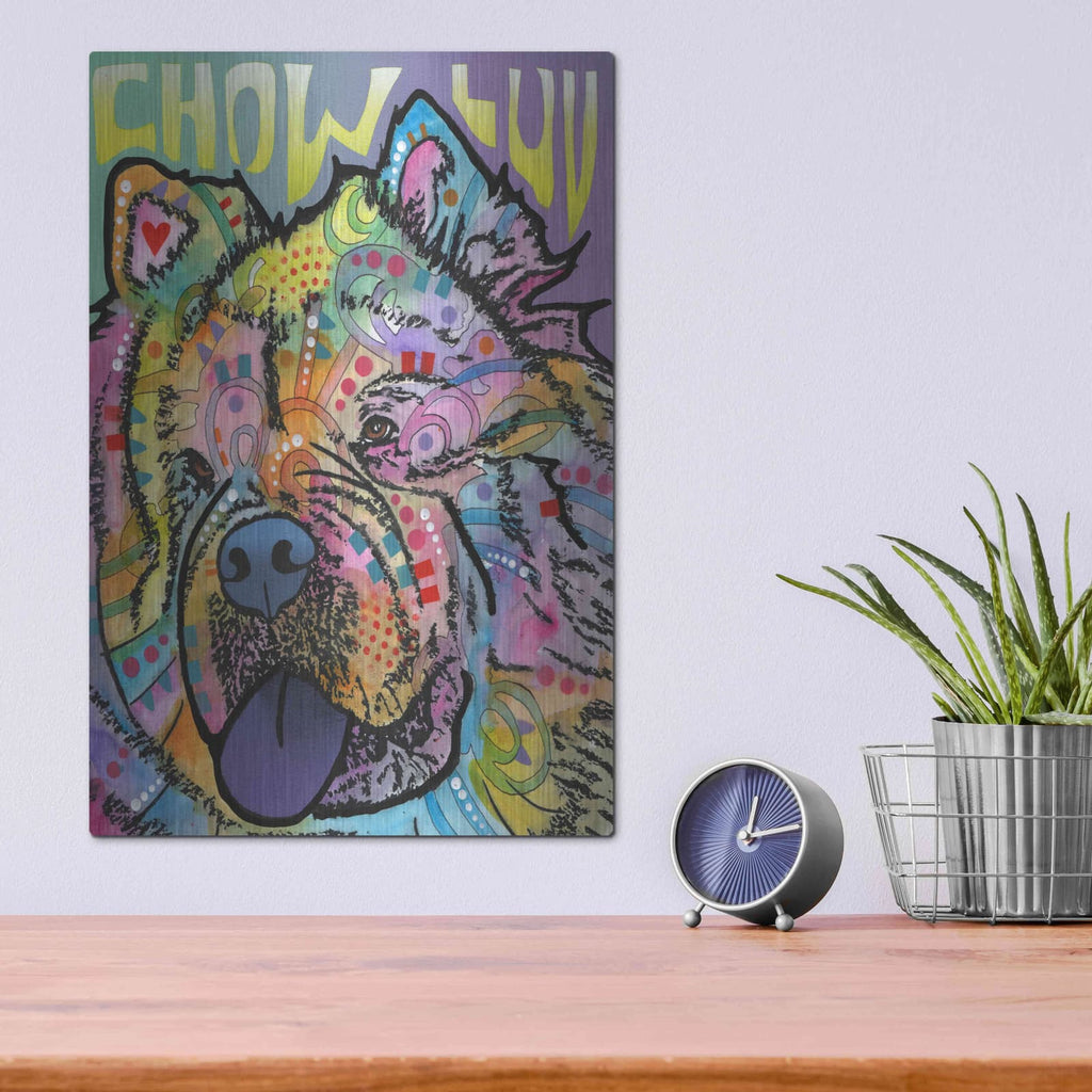 'Chow Love' by Dean Russo – Metal Wall Art, 12x16 room view