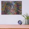 'Tiva in Head dress' by Dean Russo – Metal Wall Art, 16x12 room view