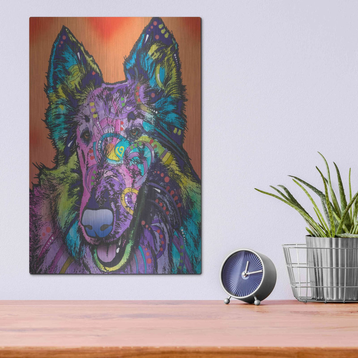 'Ava' by Dean Russo – Metal Wall Art, 12x16 room view