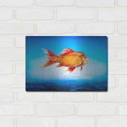 Luxe Metal Art 'The Outsider' by Mario Sanchez Nevado, Metal Wall Art,16x12