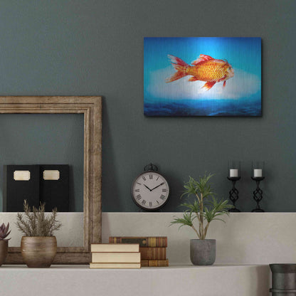 Luxe Metal Art 'The Outsider' by Mario Sanchez Nevado, Metal Wall Art,16x12