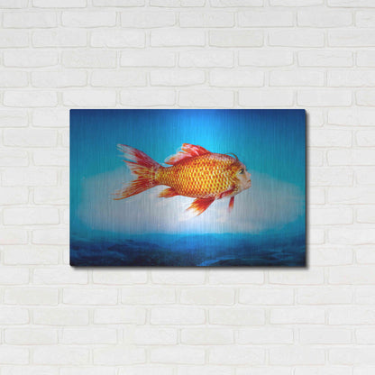 Luxe Metal Art 'The Outsider' by Mario Sanchez Nevado, Metal Wall Art,36x24