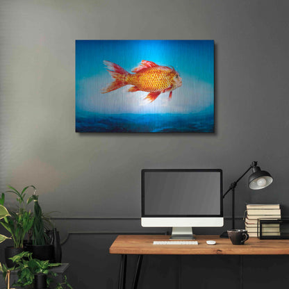 Luxe Metal Art 'The Outsider' by Mario Sanchez Nevado, Metal Wall Art,36x24