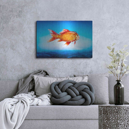 Luxe Metal Art 'The Outsider' by Mario Sanchez Nevado, Metal Wall Art,36x24