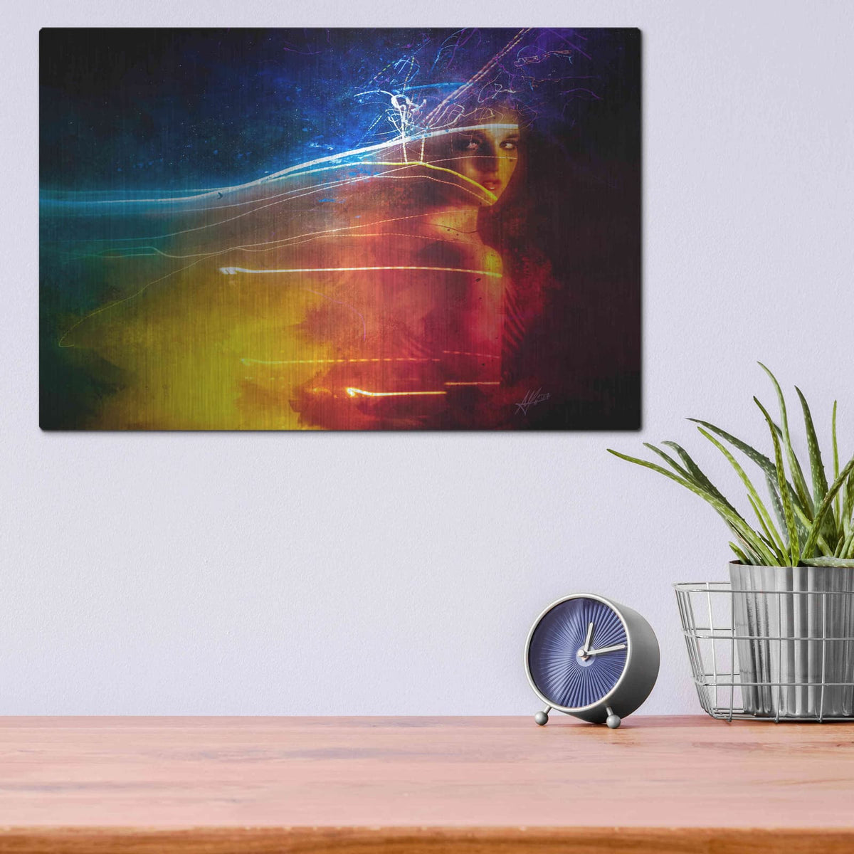 'Flashback' by Mario Sanchez Nevado – Metal Wall Art, 16x12 room view