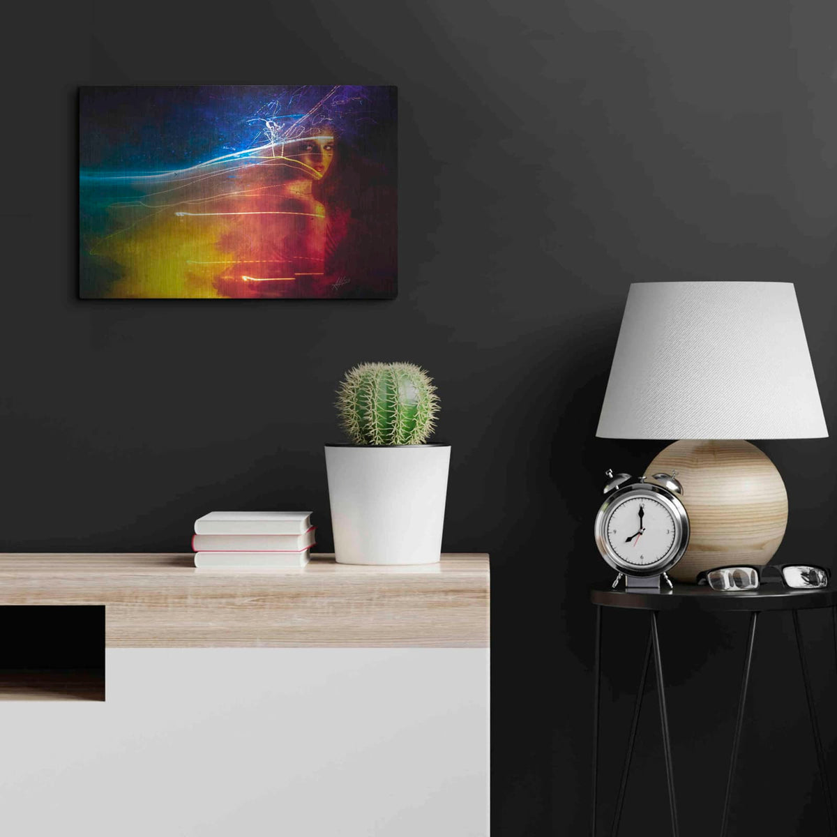 'Flashback' by Mario Sanchez Nevado – Metal Wall Art, 24x16 room view