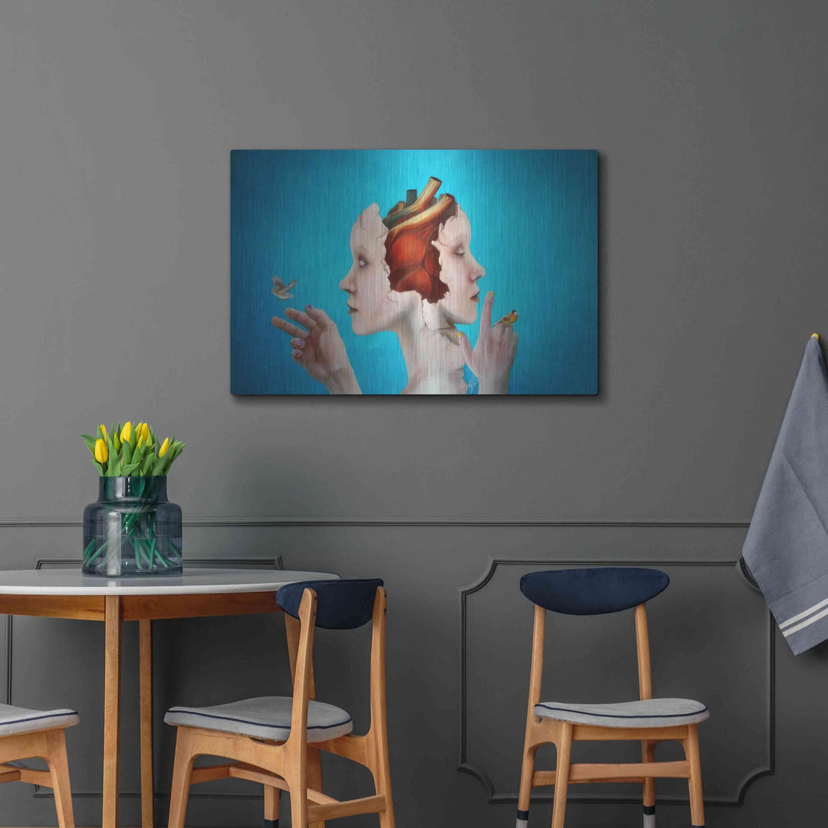 'Turning Point' by Mario Sanchez Nevado – Metal Wall Art, 36x24 room view