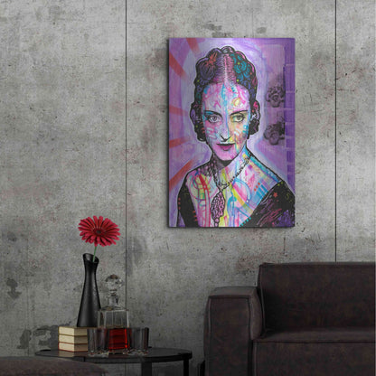 Luxe Metal Art 'Bette Davis' by Dean Russo, Metal Wall Art,24x36