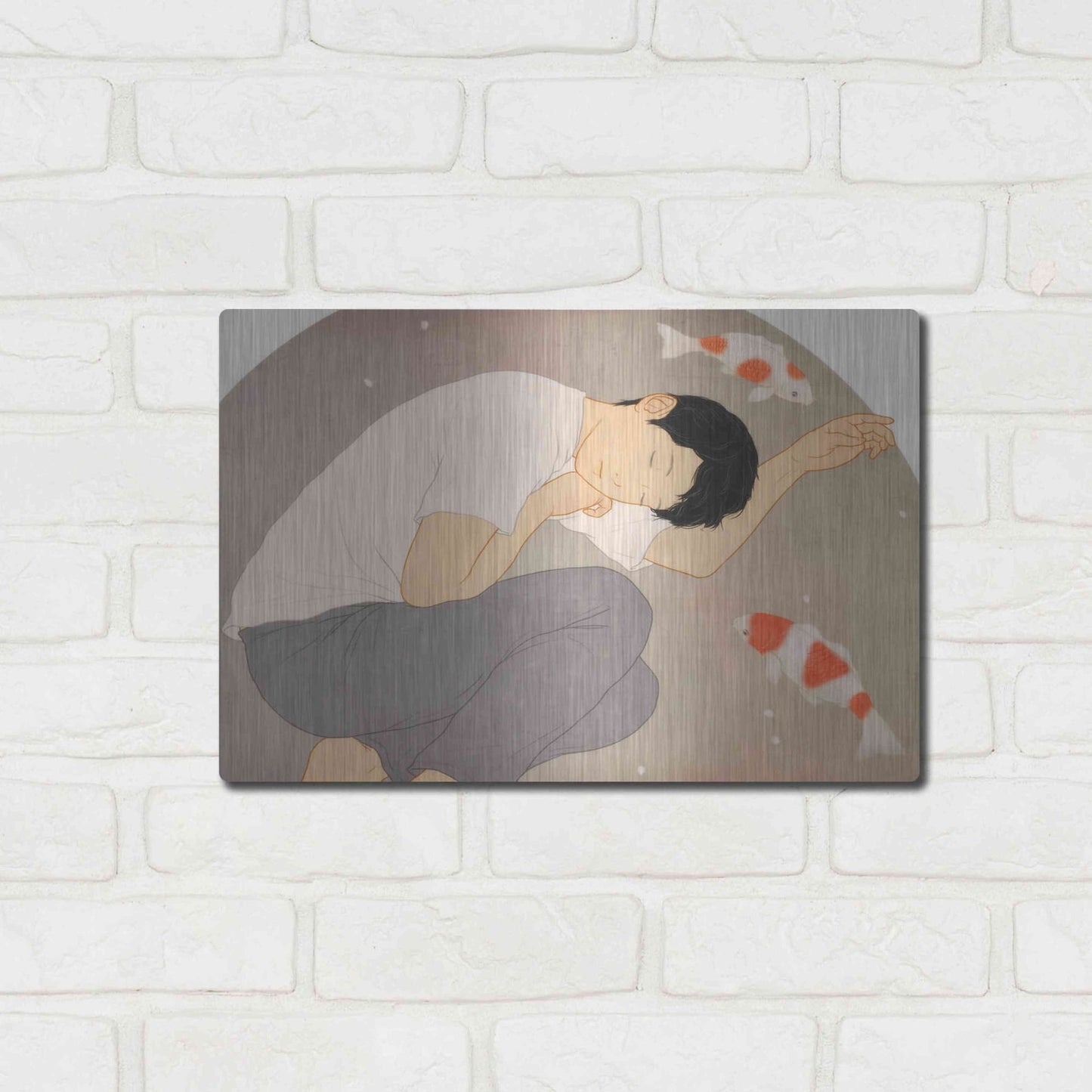 Luxe Metal Art 'Dream' by Sai Tamiya, Metal Wall Art,16x12