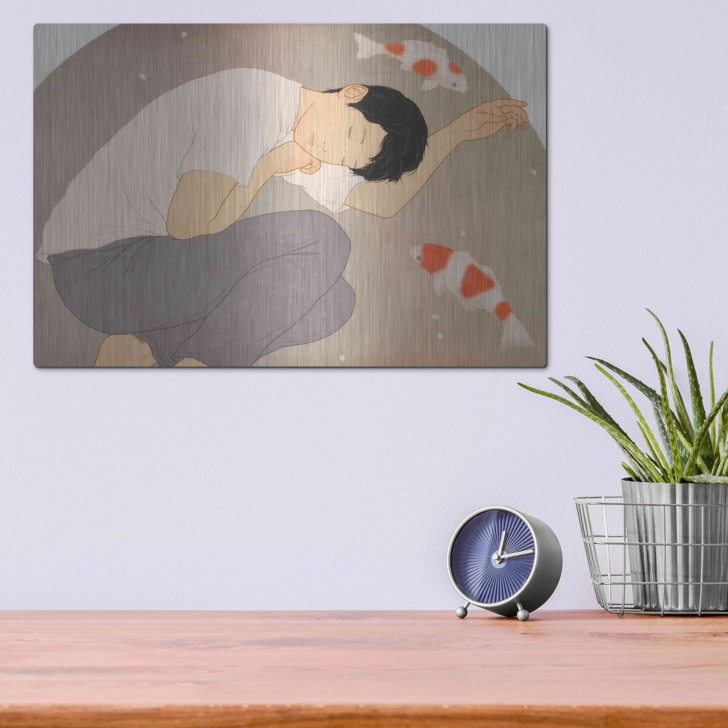 Luxe Metal Art 'Dream' by Sai Tamiya, Metal Wall Art,16x12