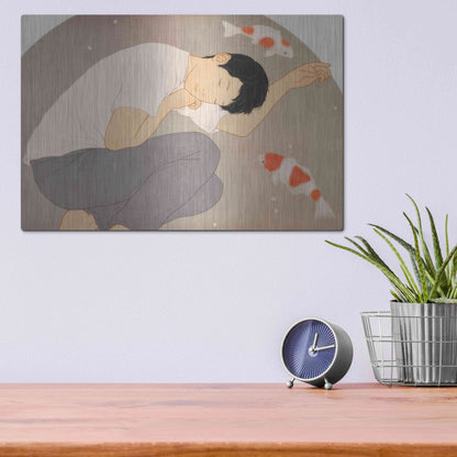 Luxe Metal Art 'Dream' by Sai Tamiya, Metal Wall Art,16x12