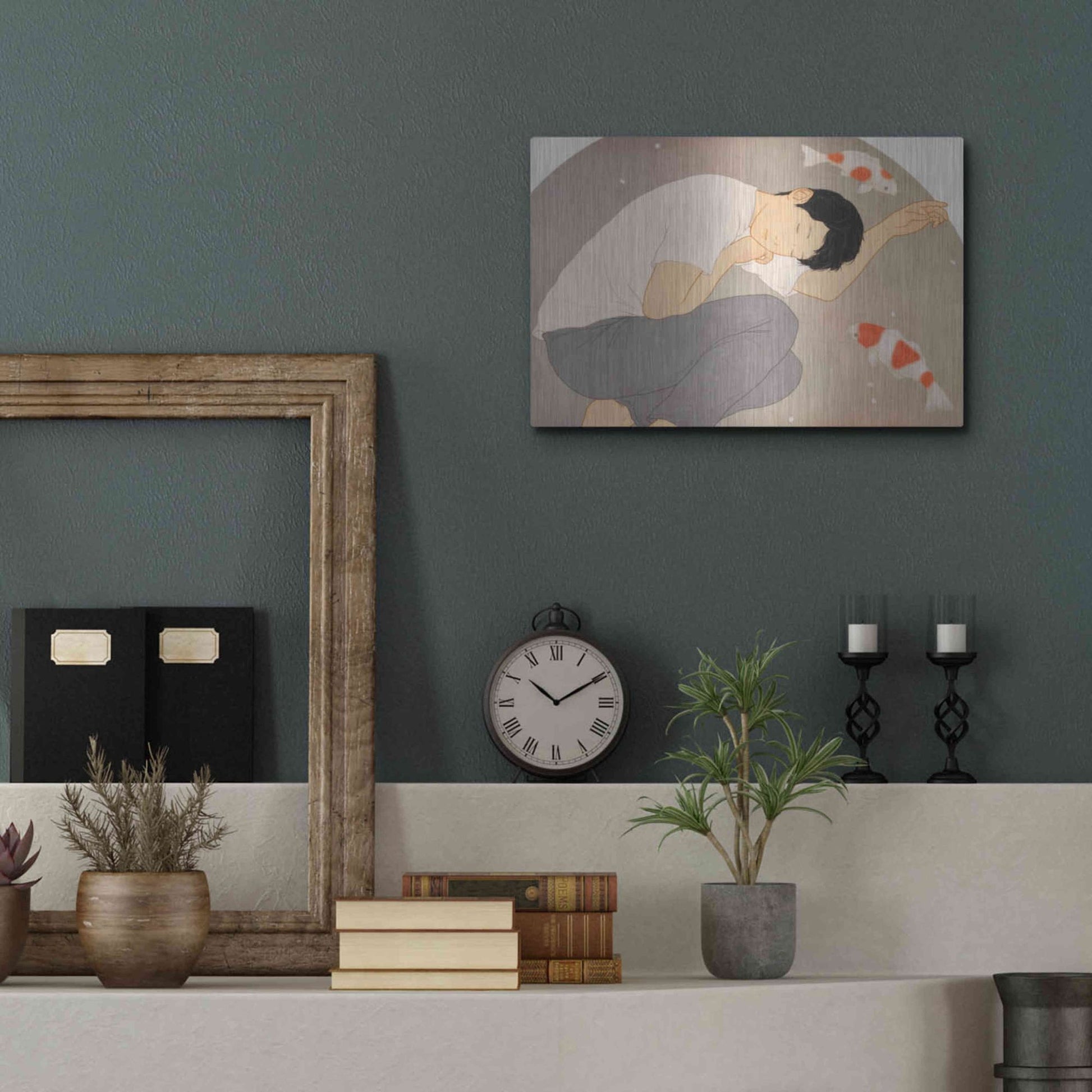 Luxe Metal Art 'Dream' by Sai Tamiya, Metal Wall Art,16x12