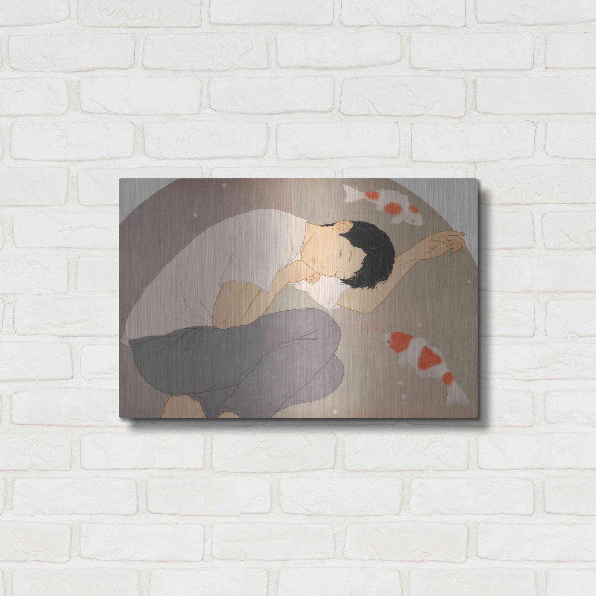 Luxe Metal Art 'Dream' by Sai Tamiya, Metal Wall Art,24x16