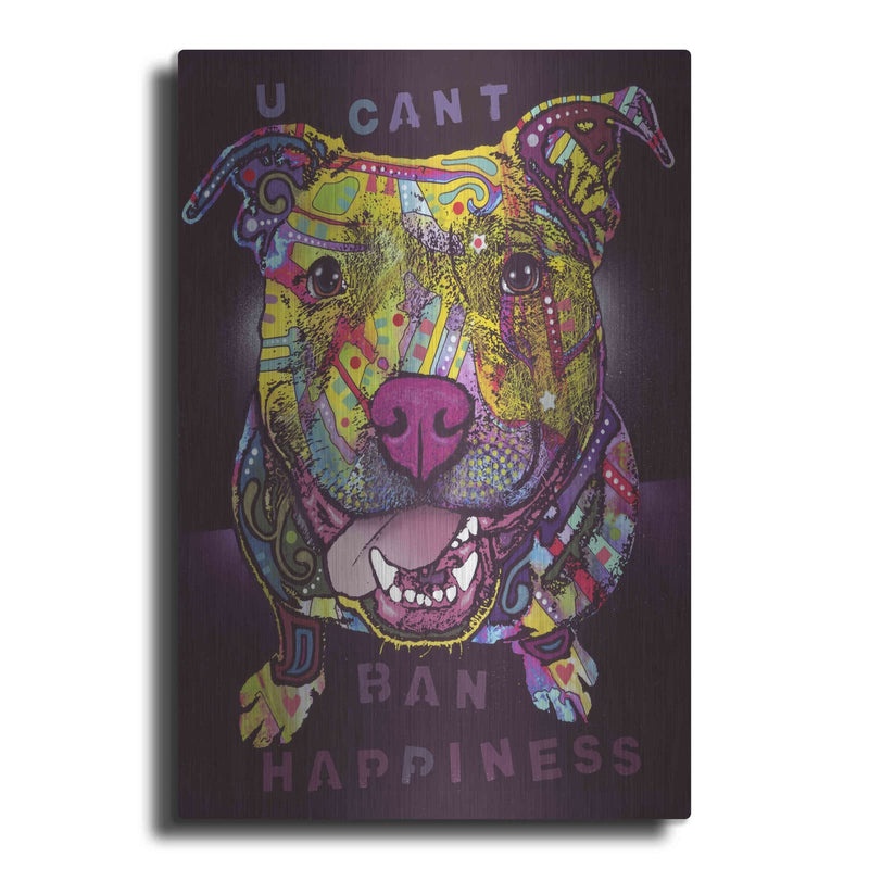 'U Cant Ban Happiness' by Dean Russo – Metal Wall Art