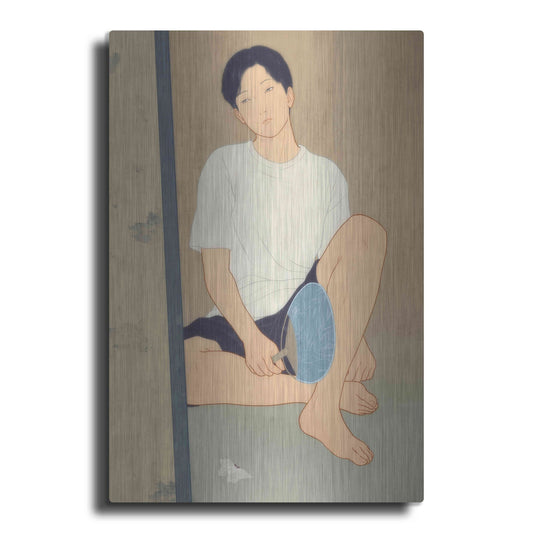 'A Summer Afternoon Shower' by Sai Tamiya, Metal Wall Art