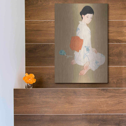 Luxe Metal Art 'After The Summer Festival' by Sai Tamiya, Metal Wall Art,12x16