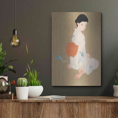 Luxe Metal Art 'After The Summer Festival' by Sai Tamiya, Metal Wall Art,12x16