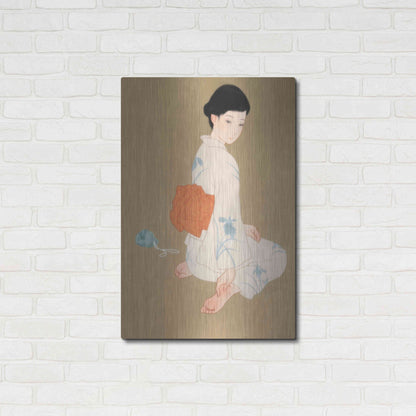 Luxe Metal Art 'After The Summer Festival' by Sai Tamiya, Metal Wall Art,24x36